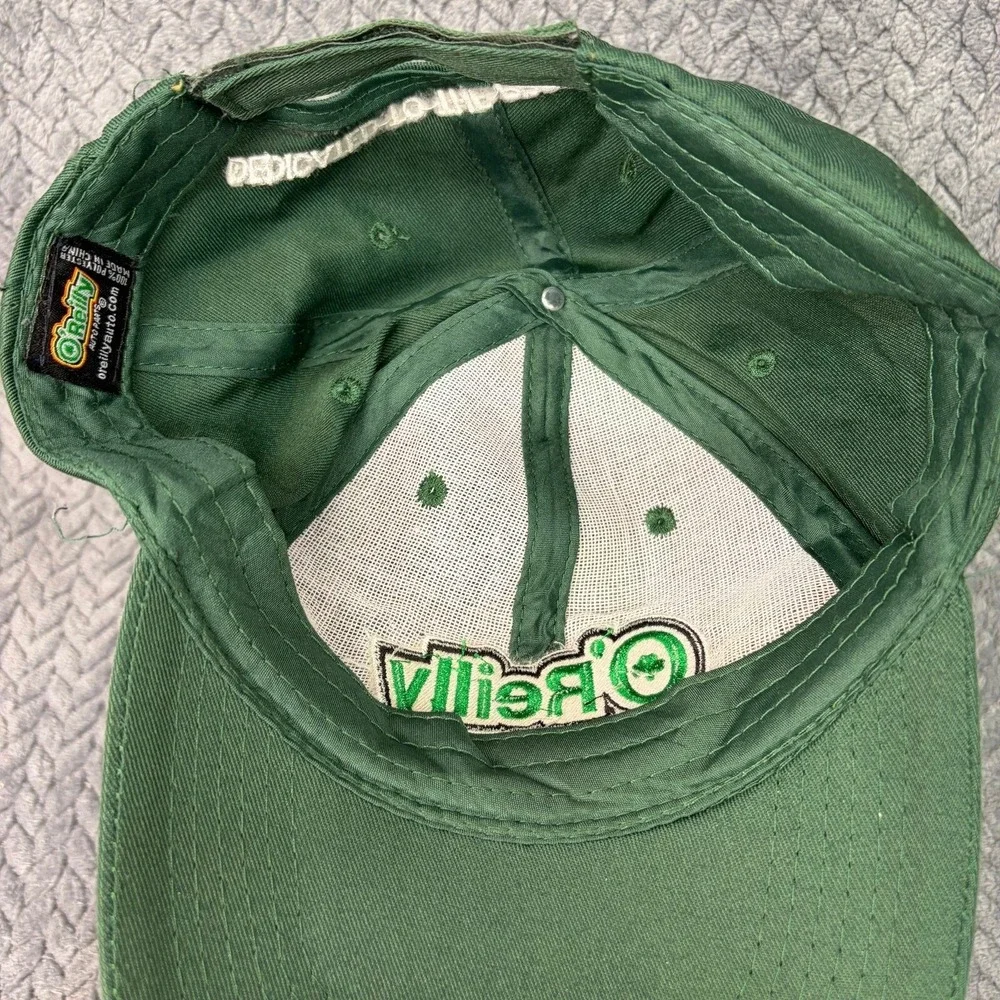 O'Reilly Auto Parts Hat Green Embroidered Adjustable Baseball Cap 1317